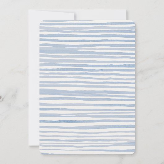 Blue Flower Market Boerderij FBirthday Invitation Kaart (Achterkant)