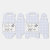 Blue Flower Market Fresh Floral Vrijgezellenfeest Bedankdoosjes (Ongevouwen)