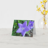 Blue Flower Note-kaart Kaart (Gele Bloem)