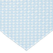 Blue Flower Plaid Pattern Tablecloth Tafelkleed (Gekanteld)