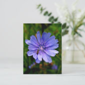 Blue Flower-postkaart Briefkaart (Staand voorkant)