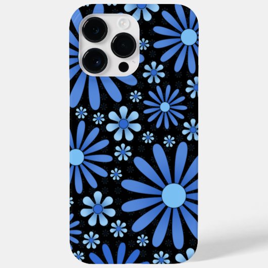 Blue Flower Power Telefoonhoes Case-Mate iPhone Case (Achterkant)