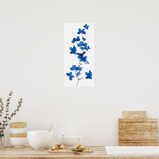 Blue Flower Print (Keuken)