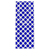 Blue Flower Ribbon van Kenneth Yoncich Wijn Cadeautas (Achterkant)