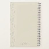 Blue Flower Scripture Journal Notitieboek (Achterkant)