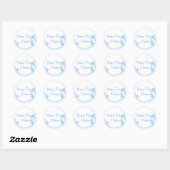 Blue Flower Stickers (Vel)