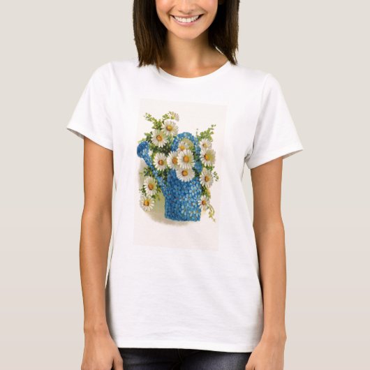 Blue Flower Watking can T-shirt (Voorkant)