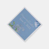 Blue Flower Wedding Collectie Servet (Hoek)