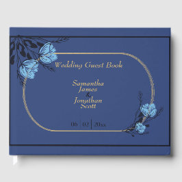 Blue Flower Wedding Gastenboek