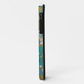 Blue Flowered Phone Case (Achterkant/links)