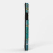 Blue Flowered Phone Case (Achterkant/rechts)