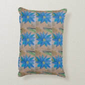 Blue Flowers Accent Mode Kussen (Achterkant (Verticaal))