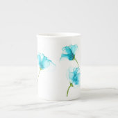 Blue Flowers Bone China Mok (Voorkant)