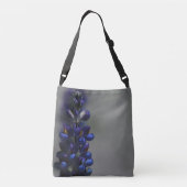 blue flowers crossbody tas (Achterkant)
