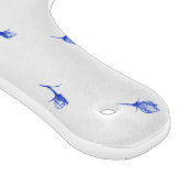 Blue Flowers Floral Boho Cutting Board Snijplank (Hoek)