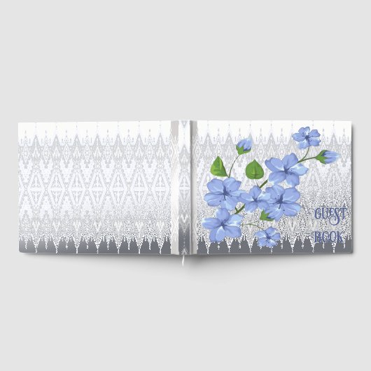 Blue Flowers Gastenboek (Volledig)