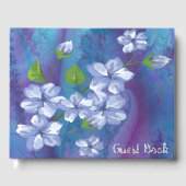 Blue Flowers Gastenboek (Voorkant)