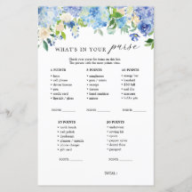 Blue Flowers Hydrangea Wat zit er in je tas?