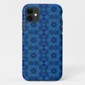 Blue Flowers Iphone case (Achterkant)