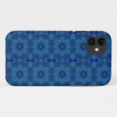 Blue Flowers Iphone case (Achterkant (horizontaal))