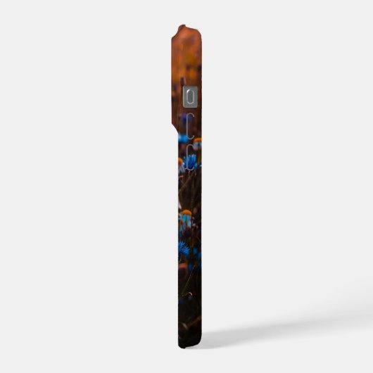 Blue flowers iPhone hoesje (Linkerkant)