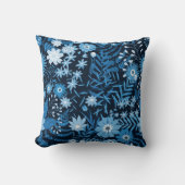 Blue Flowers Kussen (Voorkant)