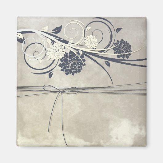 Blue Flowers Magnet (Voorkant)