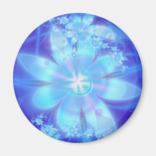 Blue Flowers Magnet (Voorkant)