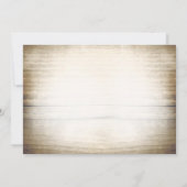 Blue Flowers Mason Jar Rustic Kaart (Achterkant)