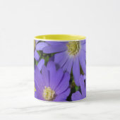 Blue Flowers Mok Coffee Cup Blue Daisies Cup (Midden)