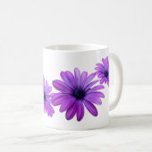 Blue Flowers Mok Coffee Cup Blue Daisies Cup (Voorkant rechts)