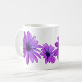 Blue Flowers Mok Coffee Cup Blue Daisies Cup (Voorkant links)