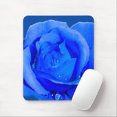 Blue Flowers Mousepad Blue Roos Decor Gifts Muismat (Met muis)