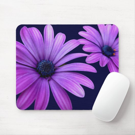 Blue Flowers Mousepad Daisy Computer Gifts Muismat (Met muis)