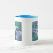 Blue flowers mug mok (Midden)