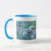 Blue flowers mug mok (Links)