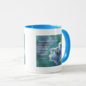 Blue flowers mug mok (Voorkant rechts)
