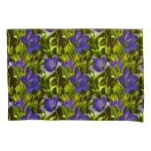 Blue Flowers Natuur Art Pattern Kussensloop (Voorkant)