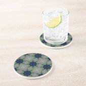 Blue Flowers Onderzetter (Zijkant)