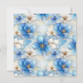 Blue Flowers Patroon (Achterkant)