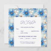 Blue Flowers Patroon (Voorkant)