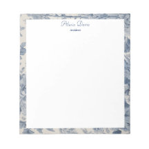 Blue Flowers Toile de Jouy jouw naam