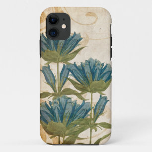 Blue Flowers Vintage Wedding iPhone 11 Hoesje