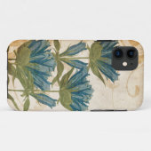Blue Flowers Vintage Wedding Case-Mate iPhone Case (Achterkant (horizontaal))