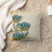 Blue Flowers Vintage Wedding Kussen (Deken)