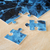 Blue Flowing Brook Abstracte Fantasy Art Legpuzzel (Zijkant)