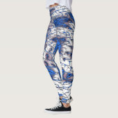 Blue Fluid Motion Leggings (Links)