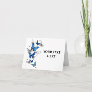 Blue Flying Butterflies Morpho