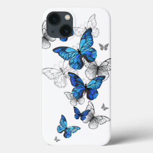 Blue Flying Butterflies Morpho Case-Mate iPhone Case