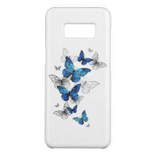Blue Flying Butterflies Morpho Case-Mate Samsung Galaxy S8 Hoesje